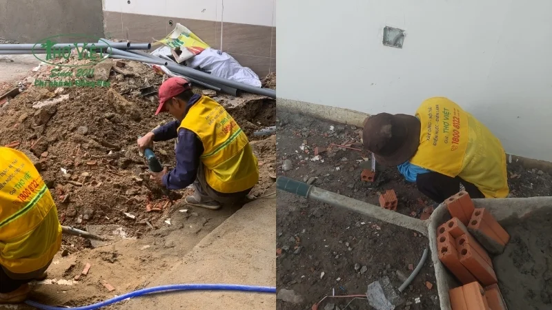 Chuẩn bị nền đất xây nhà cấp 4