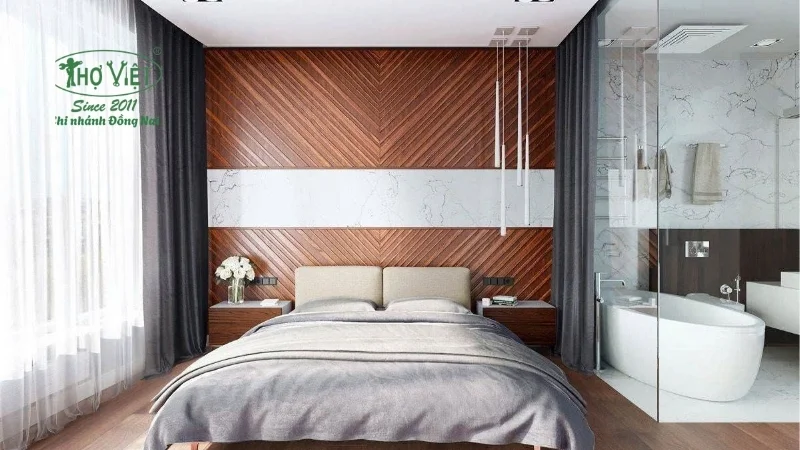 Diện tích nhà vệ sinh trong phòng ngủ là bao nhiêu?