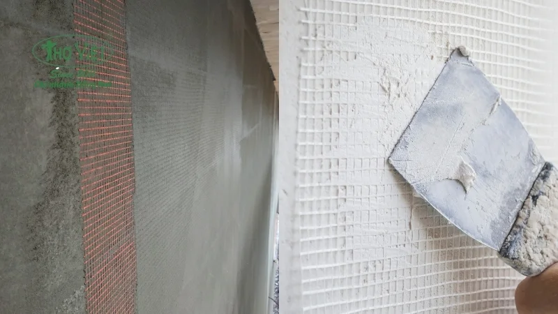 Đóng lưới trát tường để làm gì?