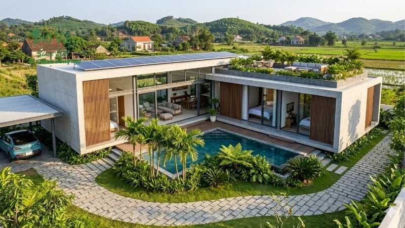 Kinh nghiệm xây nhà cấp 4 4 phòng ngủ 120m2 từ A–Z