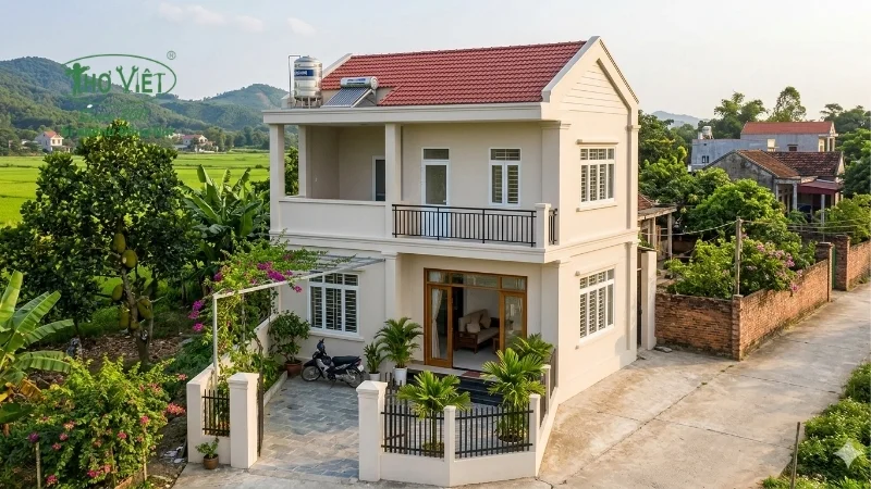 Kinh nghiệm xây nhà 2 tầng nông thôn 500 triệu tiết kiệm nhất