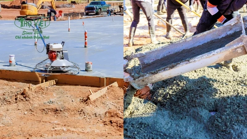Một số lưu ý quan trọng khi đổ bê tông sàn trệt