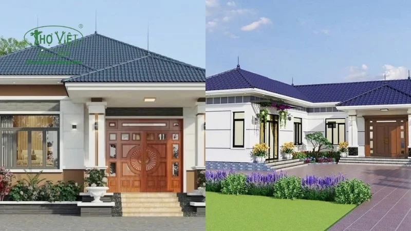 Những lưu ý khi thiết kế mặt tiền nhà cấp 4