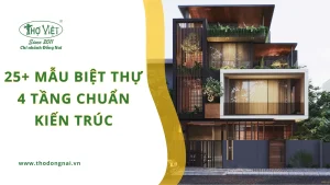 25+ mẫu biệt thự 4 tầng chuẩn kiến trúc
