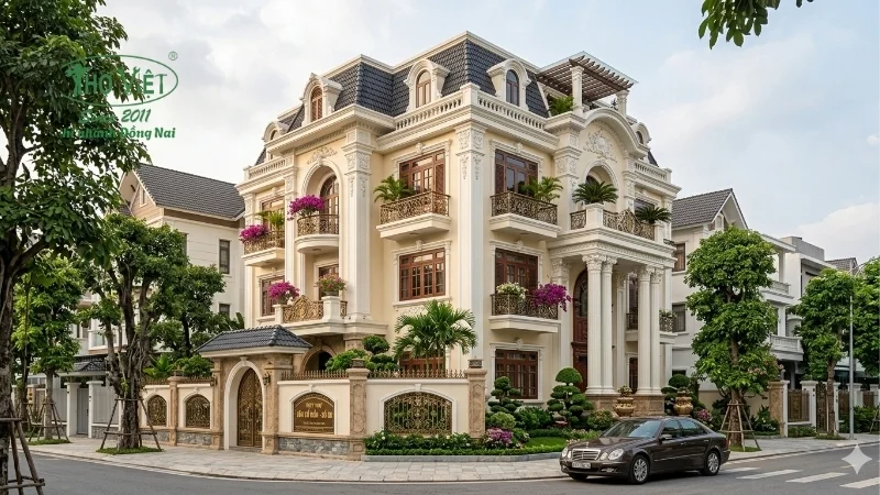 25+ mẫu biệt thự 4 tầng chuẩn kiến trúc Châu Âu 11 mẫu biệt thự 4 tầng đa dạng phong cách