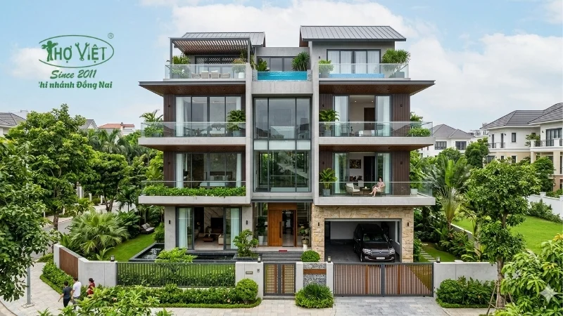 25+ mẫu biệt thự 4 tầng chuẩn kiến trúc Châu Âu 13 mẫu biệt thự 4 tầng đa dạng phong cách