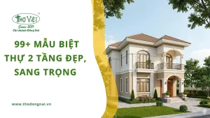 99+ mẫu biệt thự 2 tầng đẹp, sang trọng