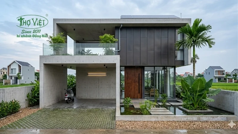 mẫu nhà 1 trệt 1 lầu đẹp, đầy đủ tiện nghi