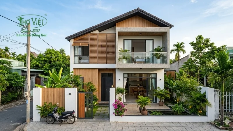 mẫu nhà 1 trệt 1 lầu đẹp, đầy đủ tiện nghi