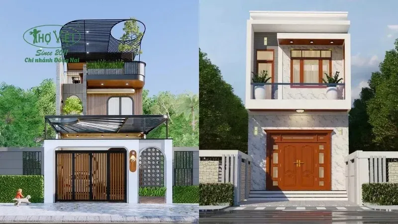 mẫu nhà 2 tầng đẹp giá 1 tỷ đẹp hiện nay
