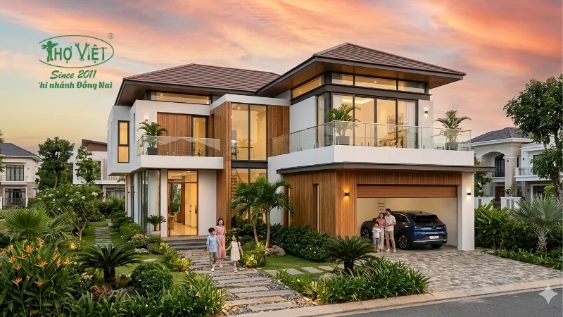 mẫu nhà 2 tầng đẹp