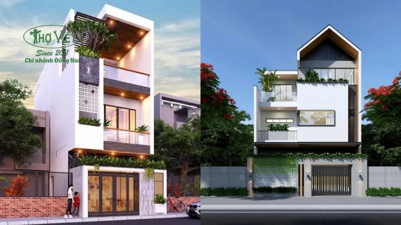 Mẫu nhà 3 tấm đẹp dành cho năm