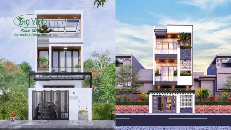 Mẫu nhà 3 tấm đẹp dành cho năm