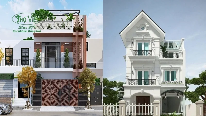 Mẫu nhà 3 tấm đẹp dành cho năm