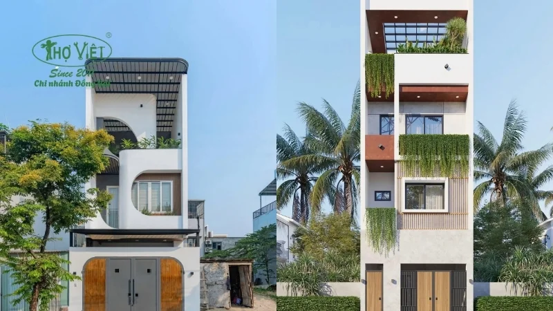 Mẫu nhà 3 tấm đẹp dành cho năm