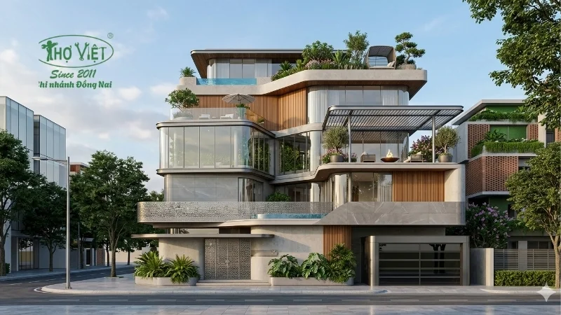 50+ mẫu nhà 5 tầng đẹp tiện nghi đầy đủ công năng 9 mẫu nhà 5 tầng sang trọng và ấn tượng
