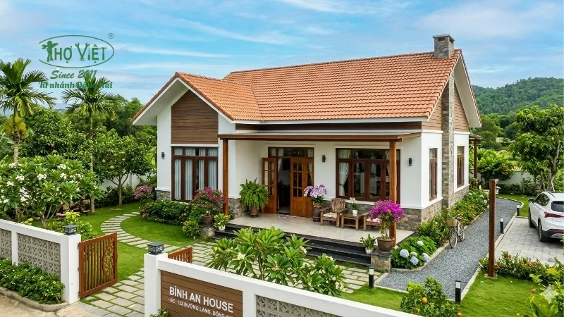 mẫu nhà cấp 4 đẹp tiện nghi