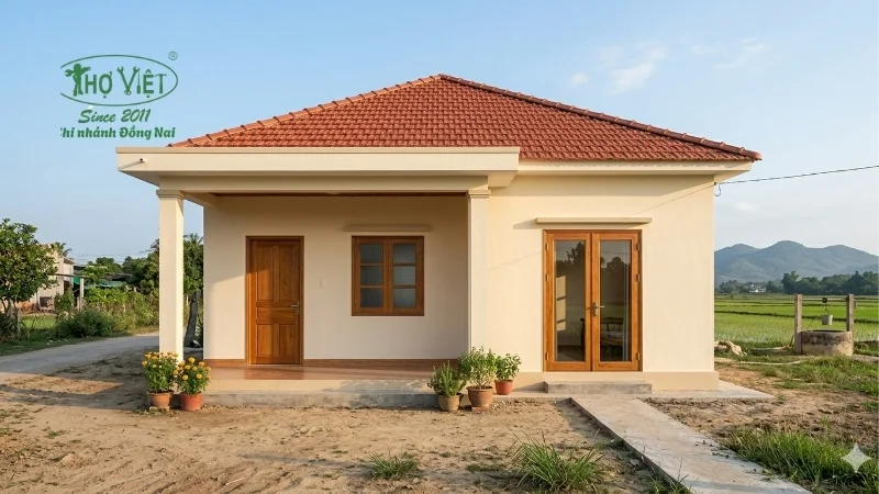 mẫu mẫu nhà cấp 4 đẹp giá rẻ 100 triệu