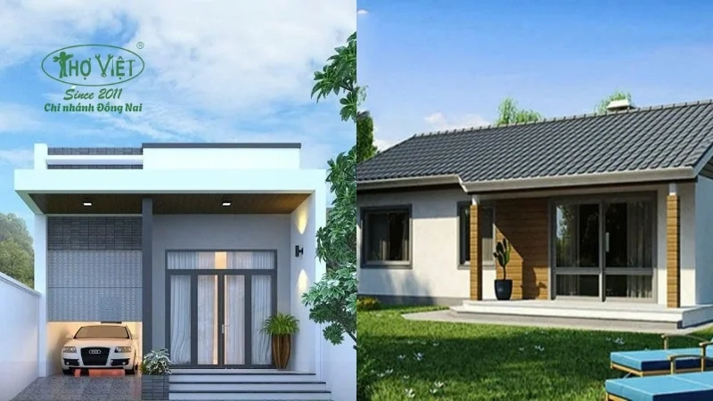 mẫu mẫu nhà cấp 4 đẹp giá rẻ 100 triệu