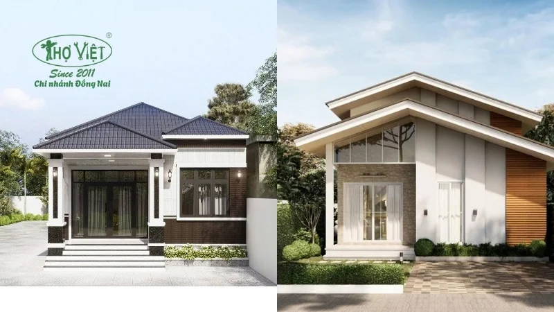 mẫu mẫu nhà cấp 4 đẹp giá rẻ 100 triệu