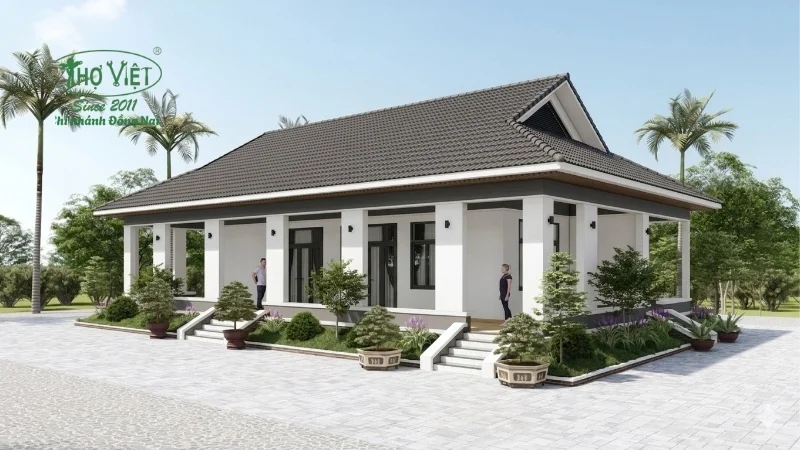 Một số mẫu nhà cấp 4 có chiều cao phù hợp