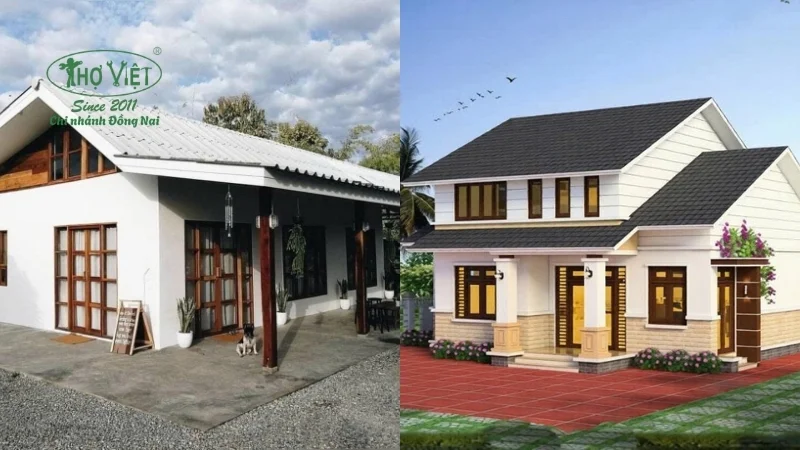 mẫu nhà cấp 4 đẹp tiện nghi