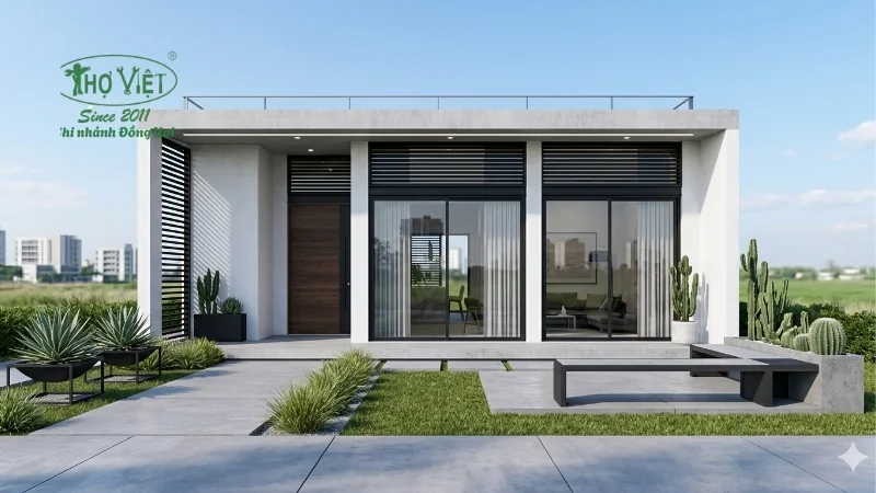 mẫu mẫu nhà cấp 4 đẹp giá rẻ 100 triệu