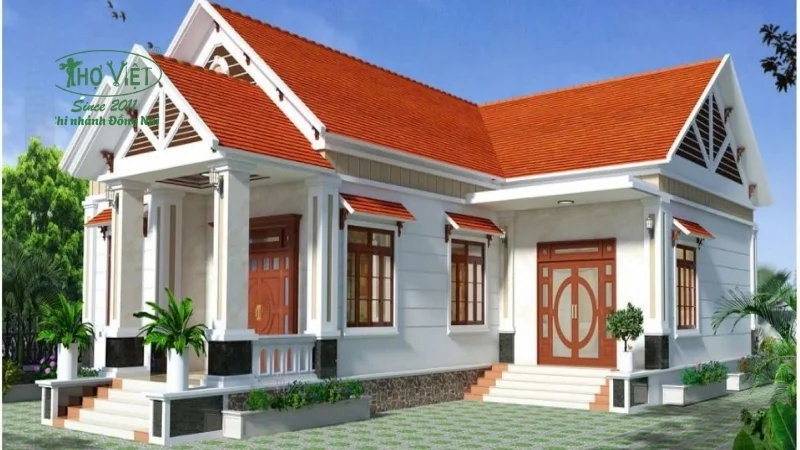 Một số mẫu nhà cấp 4 có chiều cao phù hợp