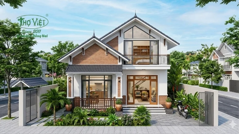 mẫu nhà cấp 4 đẹp 5x20 theo thời gian