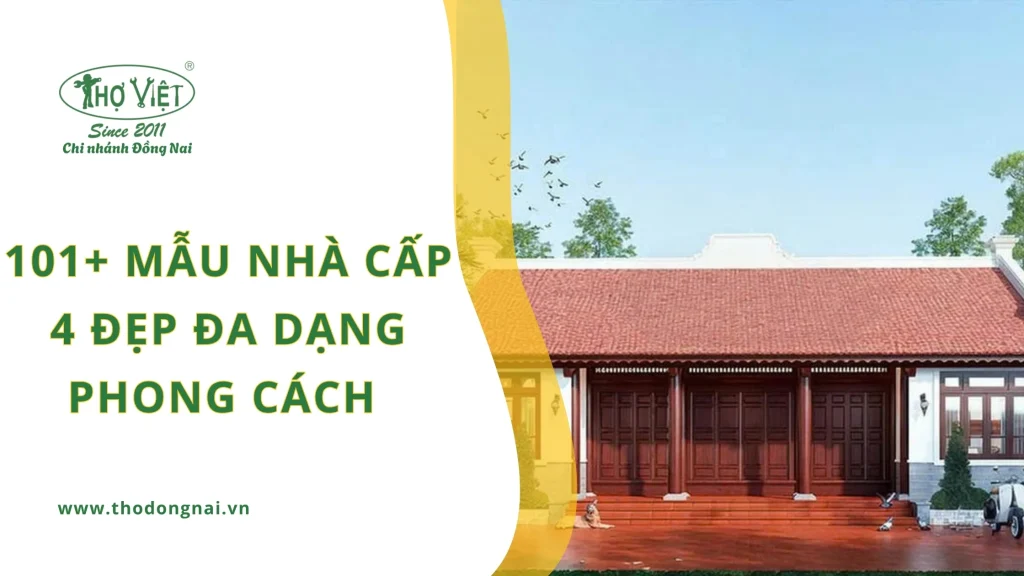 101+ mẫu nhà cấp 4 đẹp đa dạng phong cách