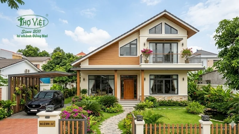 mẫu nhà cấp 4 nhà lầu đẹp ưa chuộng