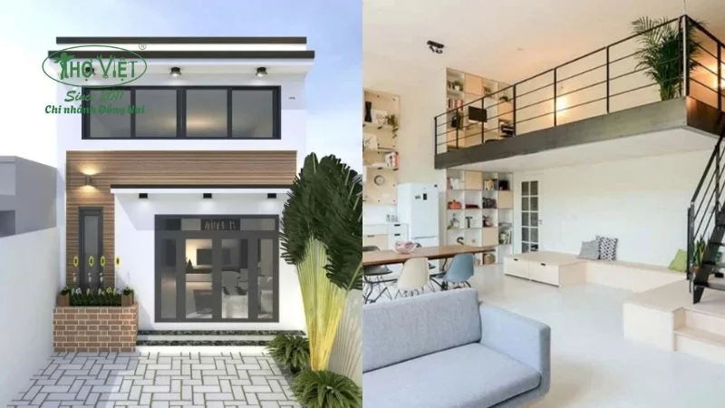 99+ mẫu nhà gác lửng đẹp nhỏ gọn tiện nghi 8 mẫu nhà gác lửng đẹp thoáng mát