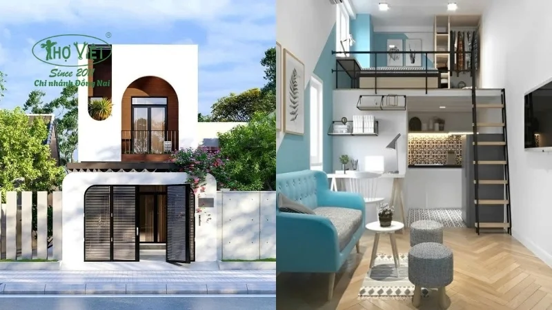 99+ mẫu nhà gác lửng đẹp nhỏ gọn tiện nghi 10 mẫu nhà gác lửng đẹp thoáng mát