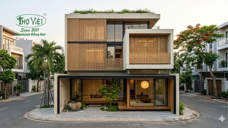mẫu nhà kiểu Nhật đẹp tối giản, tinh tế