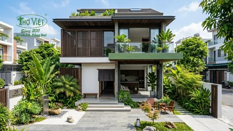 mẫu nhà kiểu Nhật đẹp tối giản, tinh tế
