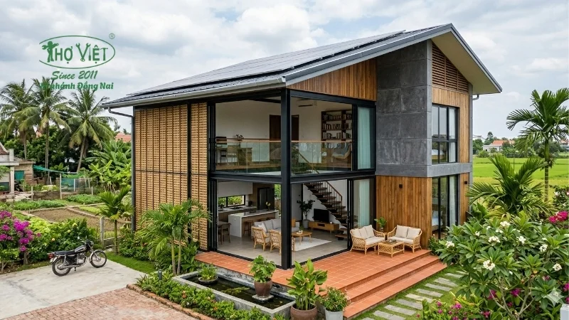 mẫu nhà lắp ghép đẹp chắc chắn, bền bỉ