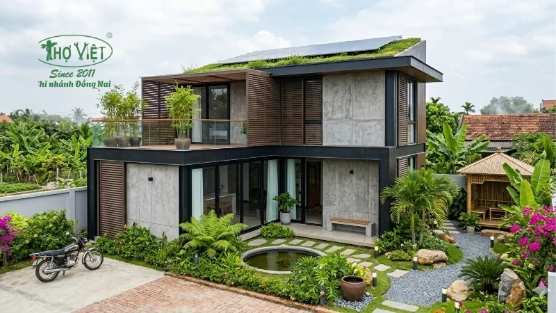 mẫu nhà lắp ghép đẹp chắc chắn, bền bỉ