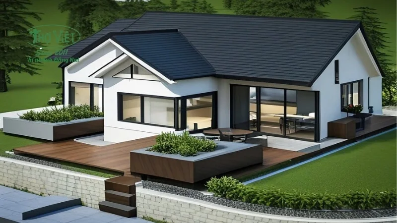 mẫu nhà lắp ghép đẹp chắc chắn, bền bỉ