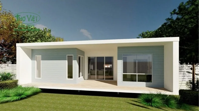 mẫu nhà lắp ghép đẹp chắc chắn, bền bỉ