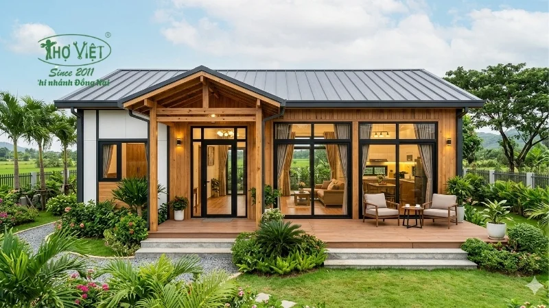 mẫu nhà lắp ghép cấp 4 xu hướng mới
