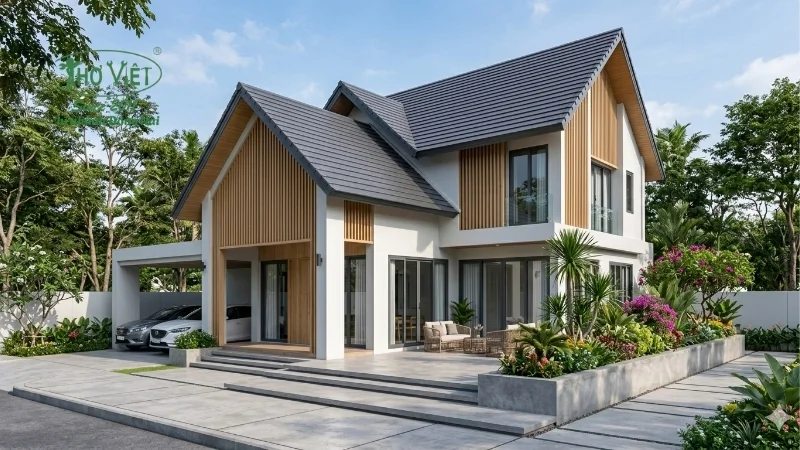 50+ mẫu nhà mái Thái đẹp hiện đại, xu hướng 8 mẫu nhà mái thái đẹp theo xu hướng