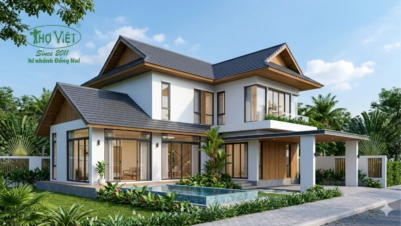 50+ mẫu nhà mái Thái đẹp hiện đại, xu hướng 10 mẫu nhà mái thái đẹp theo xu hướng