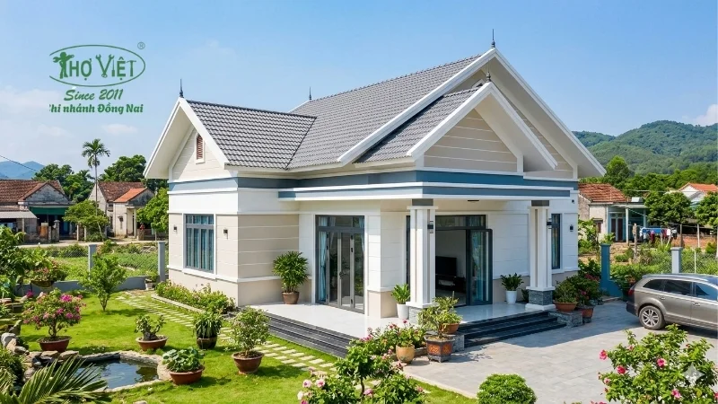 mẫu nhà cấp 4 mái thái 8x12m