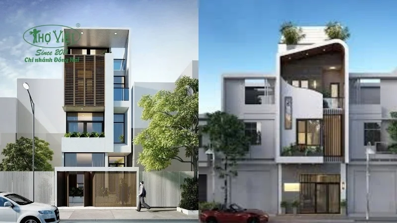 mẫu nhà lệch tầng đẹp tiện nghi