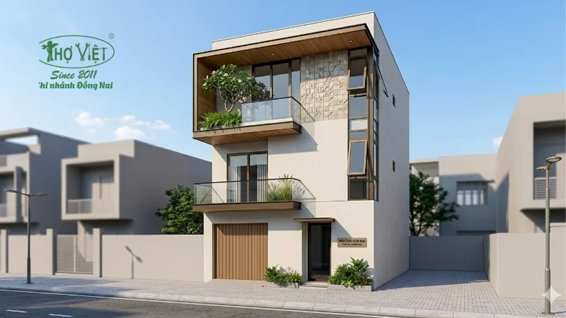 mẫu nhà ống 3 tầng đẹp thiết kế thông minh