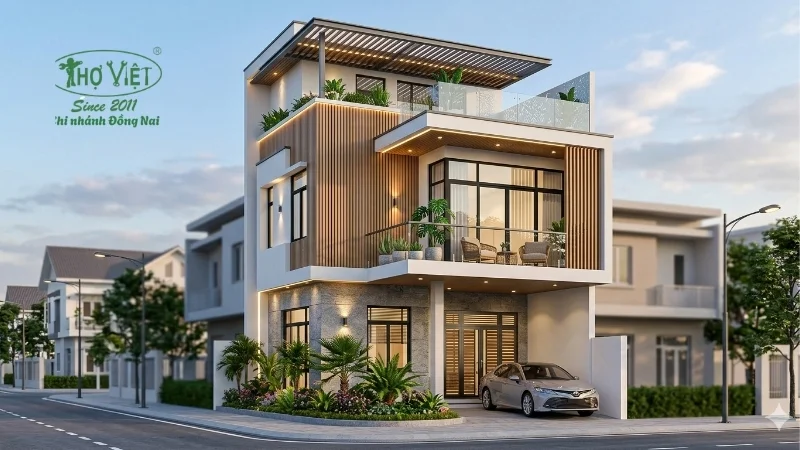 mẫu nhà ống 3 tầng đẹp thiết kế thông minh