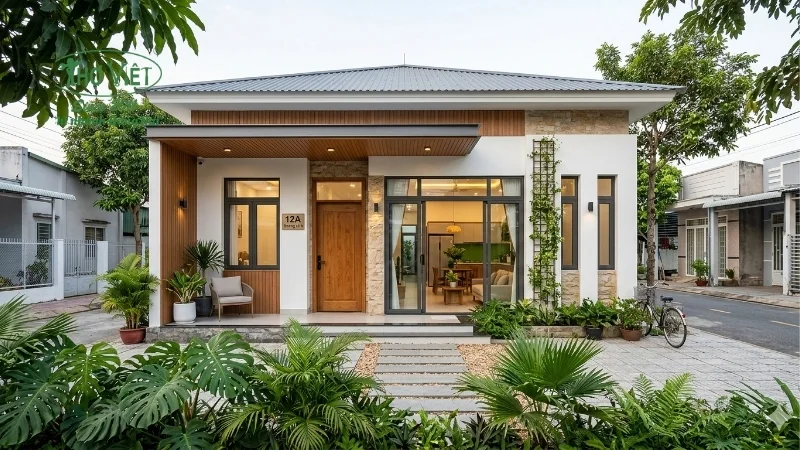 mẫu nhà ống đẹp cấp 4 được ưa chuộng