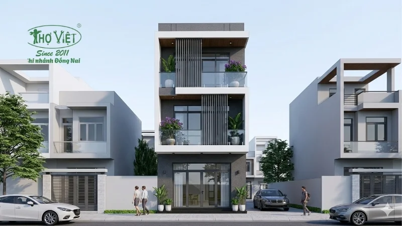 mẫu nhà phố đẹp tiện nghi đầy đủ công năng