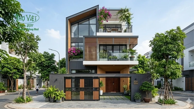 mẫu nhà phố đẹp tiện nghi đầy đủ công năng