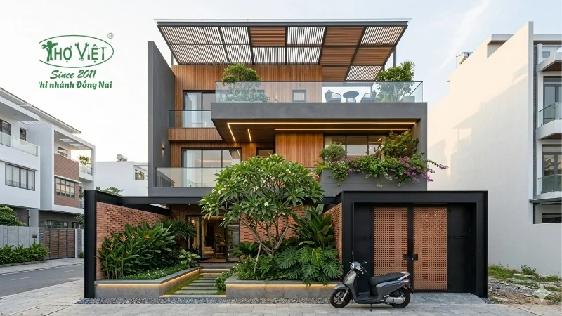 mẫu nhà phố đẹp tiện nghi đầy đủ công năng